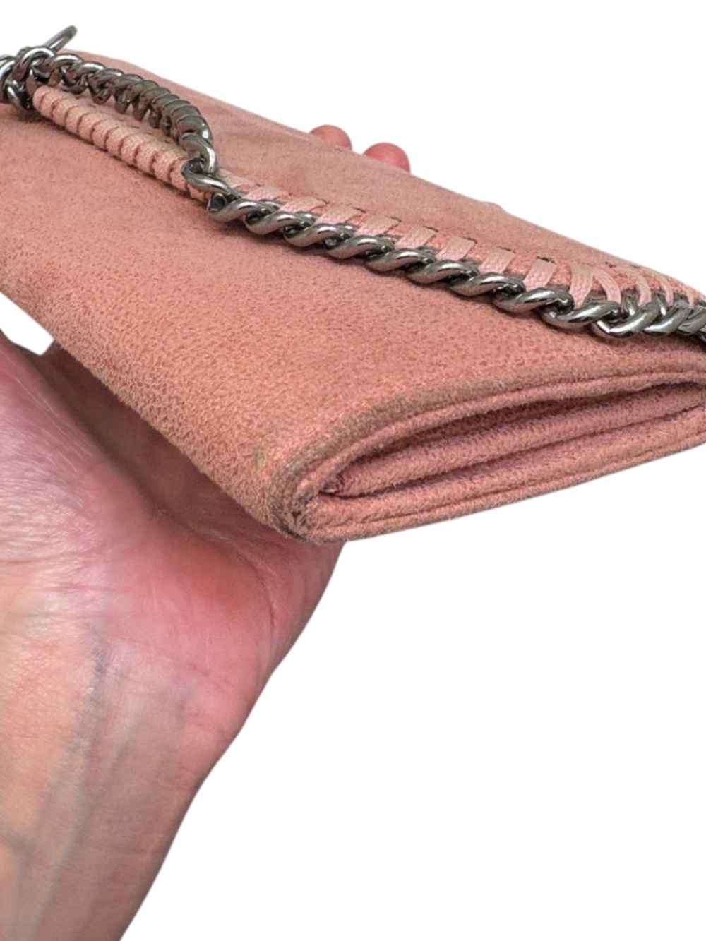 Stella McCartney pink fabella clutch wallet bag - Picture 6 of 10